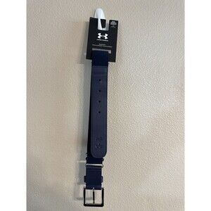 Under Armour Men's Baseball Belt Navy OSFA Adjustable up to 42